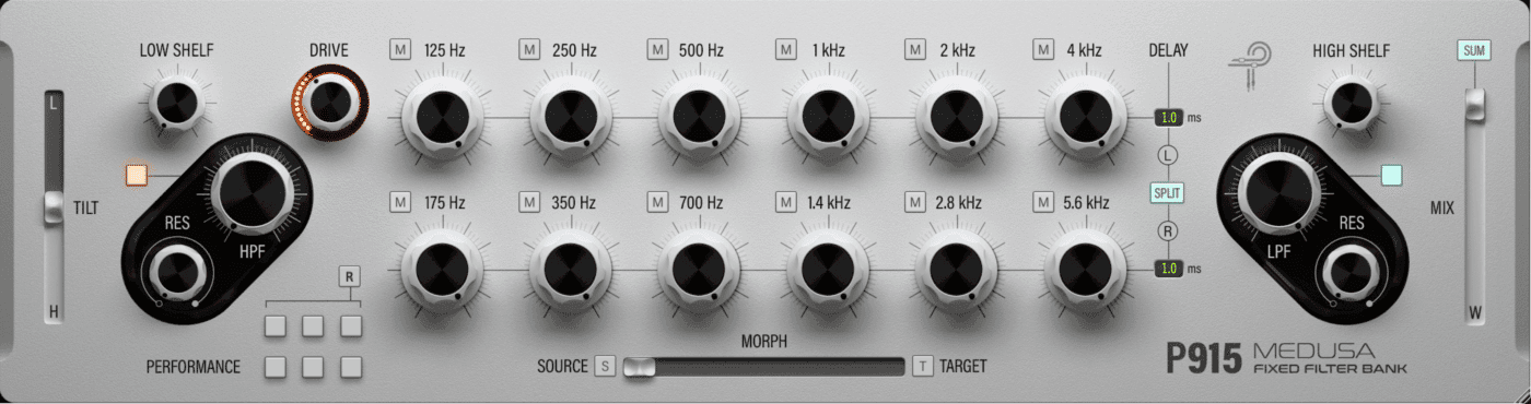 Fixed Filter Bank Audio Plugin.