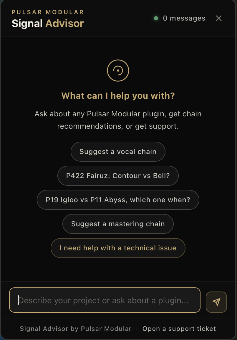 Signal Advisor