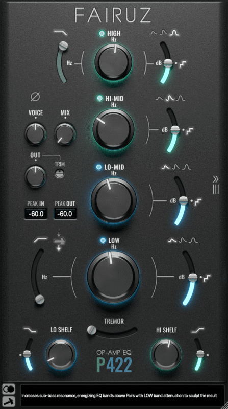 P422 Fairuz v2.1, and 15% off through August 31